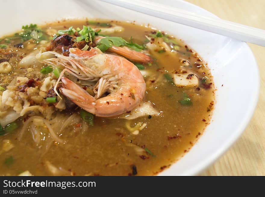 Tom Yam Koong soup