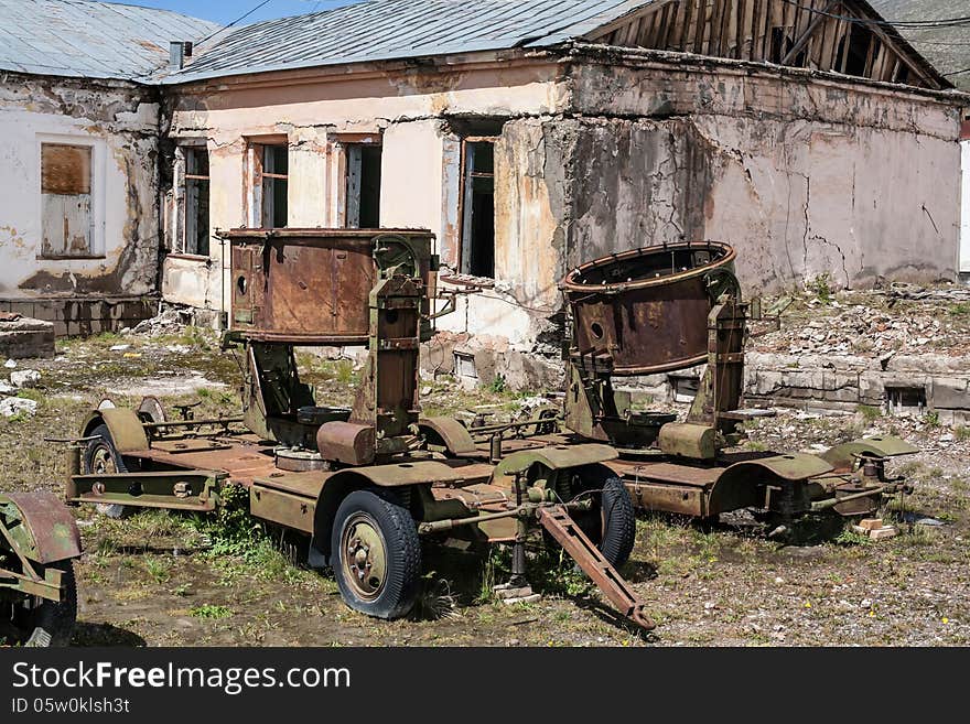 Old military equipment - echoes of war