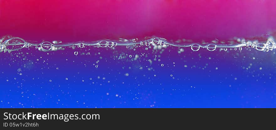 Water surface with small bubbles. Water surface with small bubbles