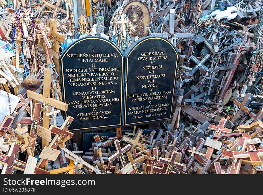 Thousands of crosses mark demonstrations of faith at the Hill of Crosses