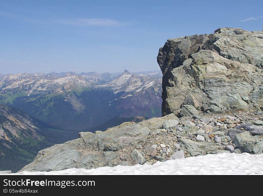 Mountains From Mt. Tenquille