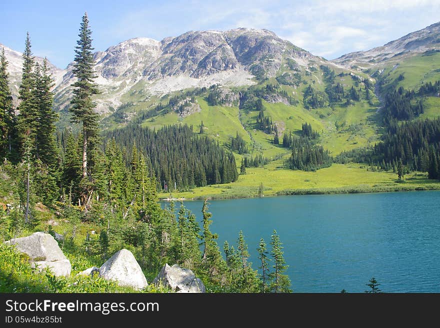 Tenquille lake near Pemberton, BC, Canada