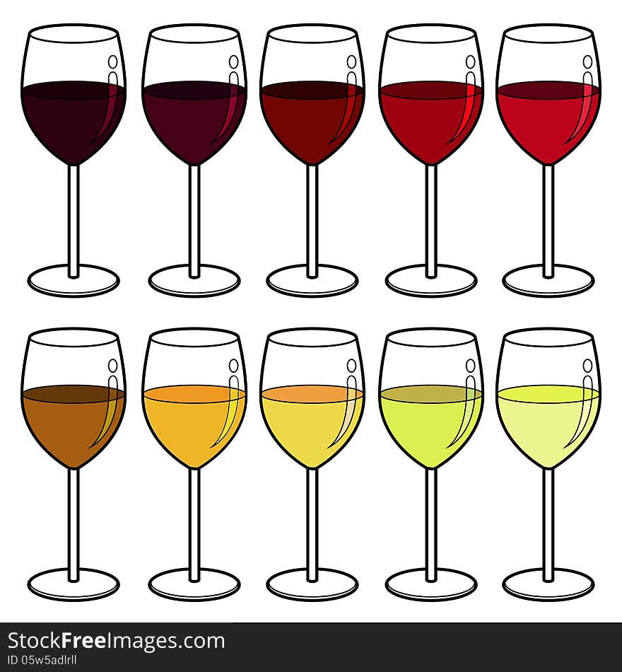 Wine Colour Vector