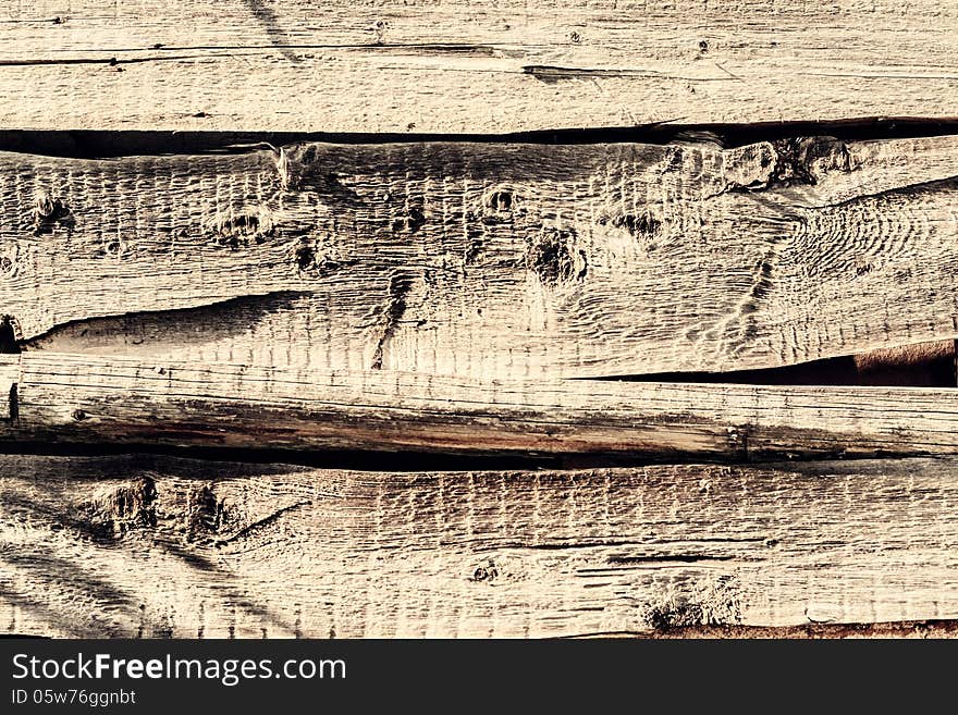 Old textural background in form of wooden rough surface. Old textural background in form of wooden rough surface