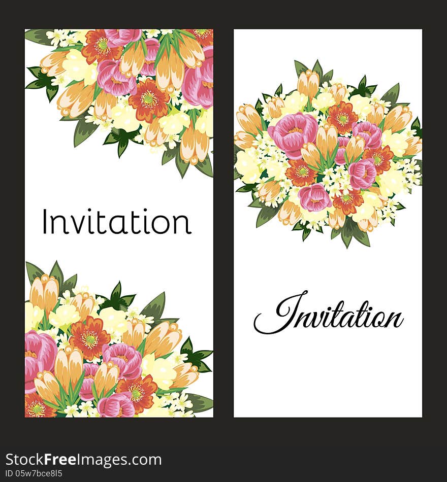 Fresh background with plants and flowers. Fresh background with plants and flowers