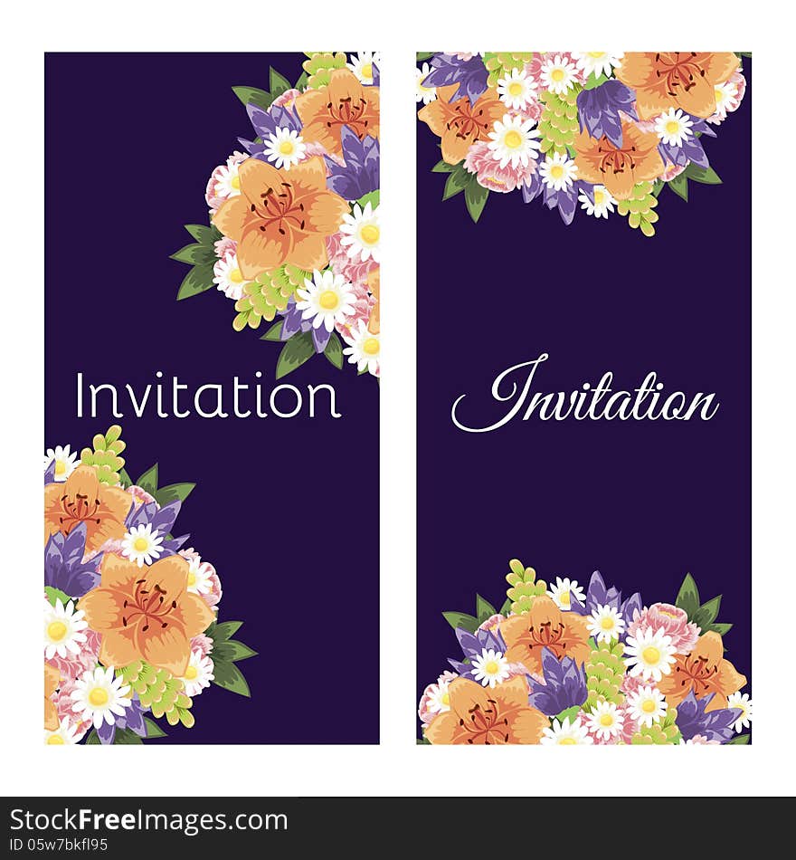 Fresh background with plants and flowers. Fresh background with plants and flowers