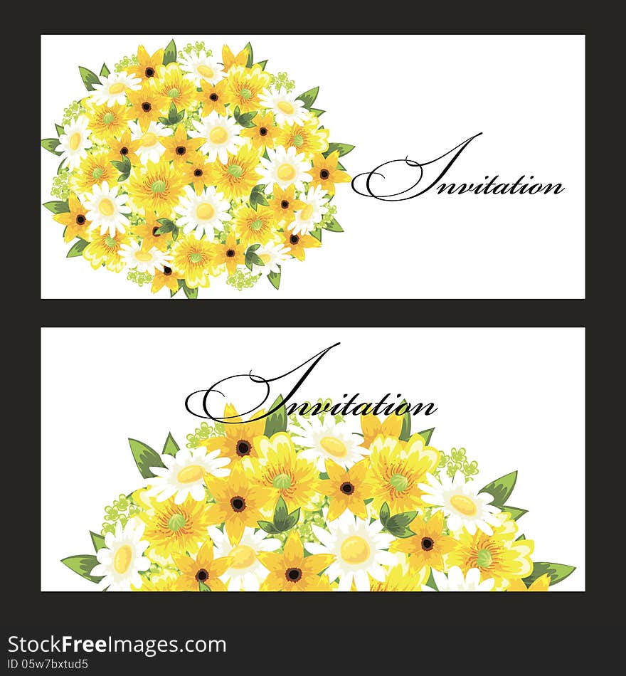 Fresh background with plants and flowers. Fresh background with plants and flowers