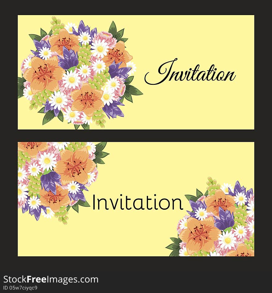 Fresh background with plants and flowers. Fresh background with plants and flowers