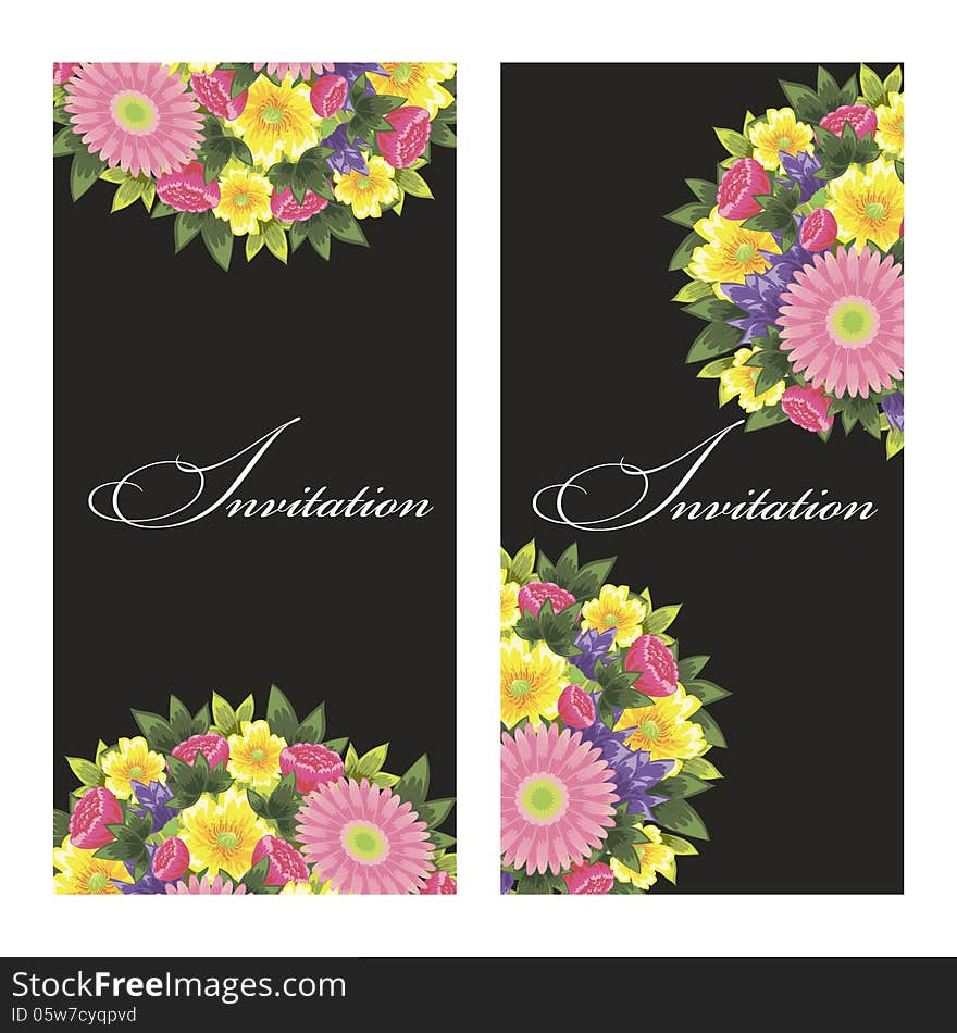 Fresh background with plants and flowers. Fresh background with plants and flowers