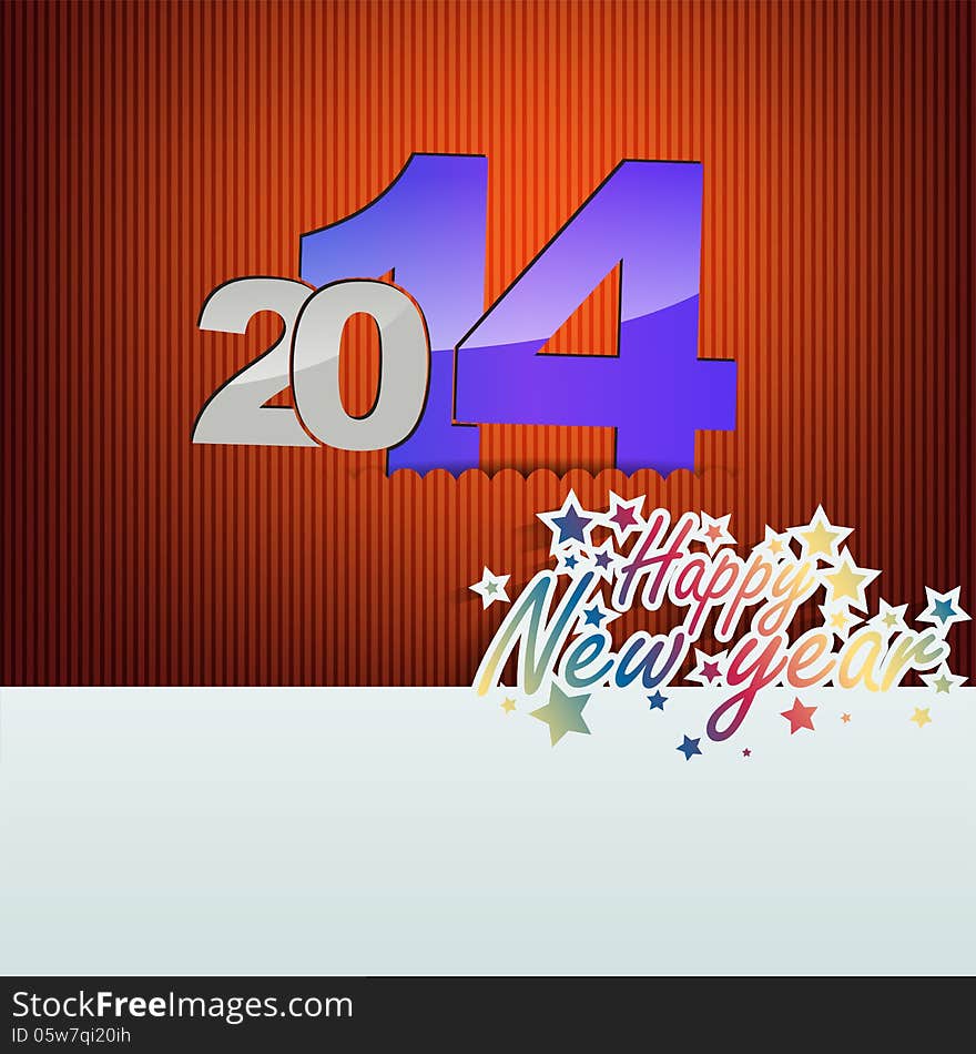 New year greeting card