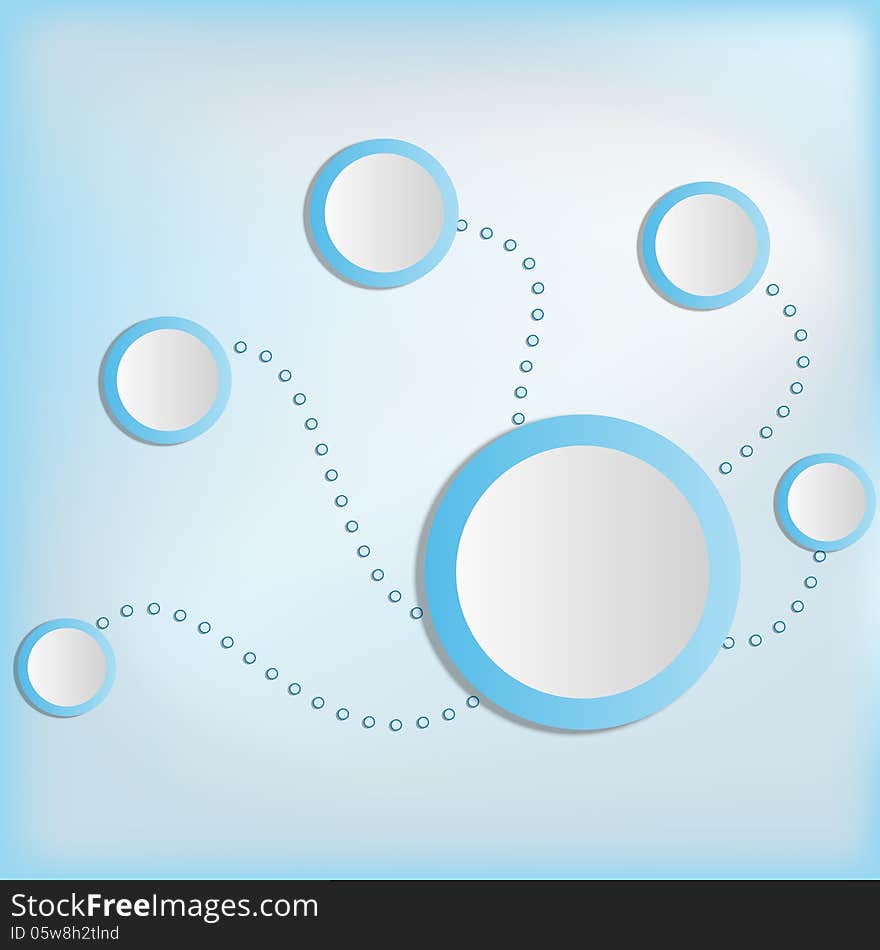 Blue Circle Background