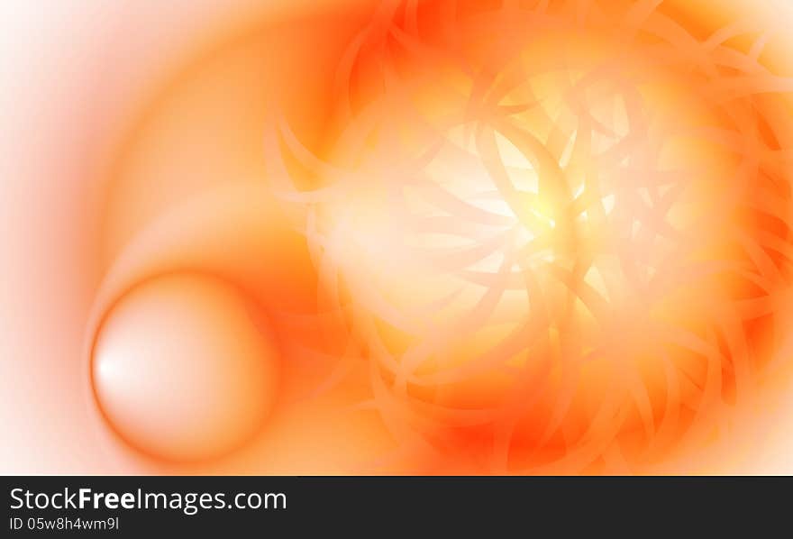 Orange abstract background