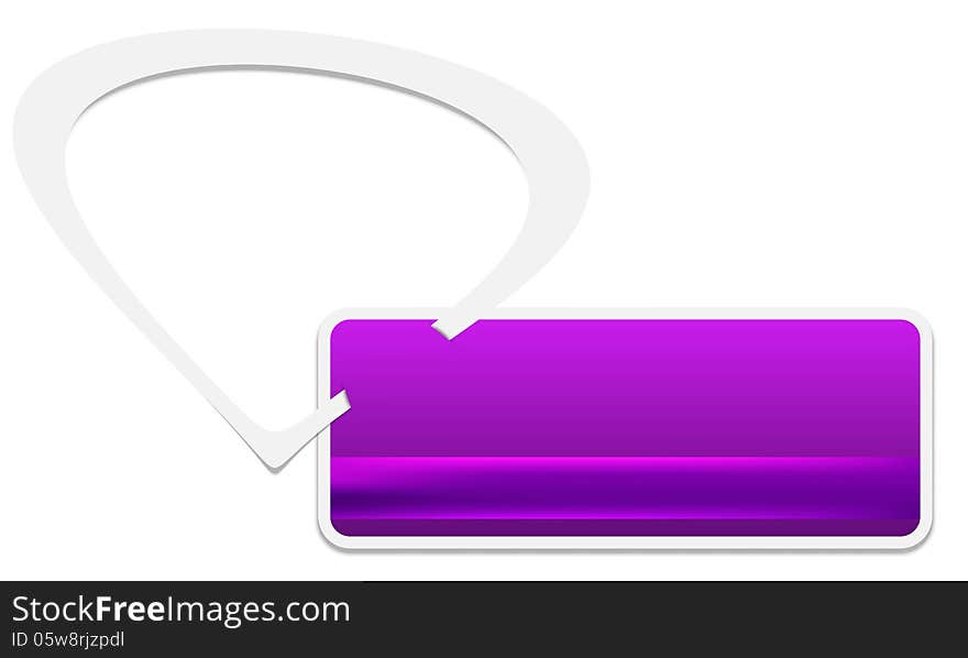 Violet text frame for any text. Violet text frame for any text