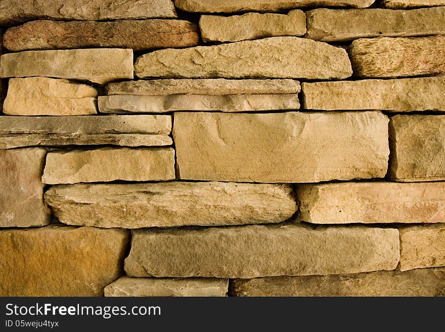 Stone Chimney Closeup