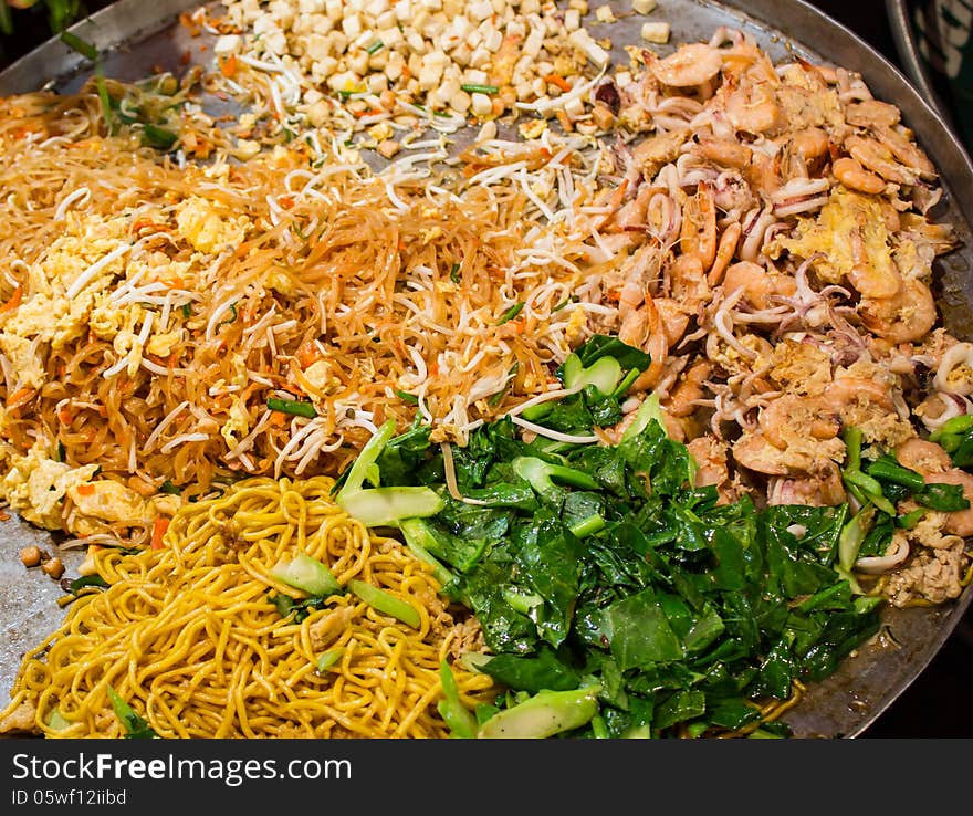 Asian fried noodle