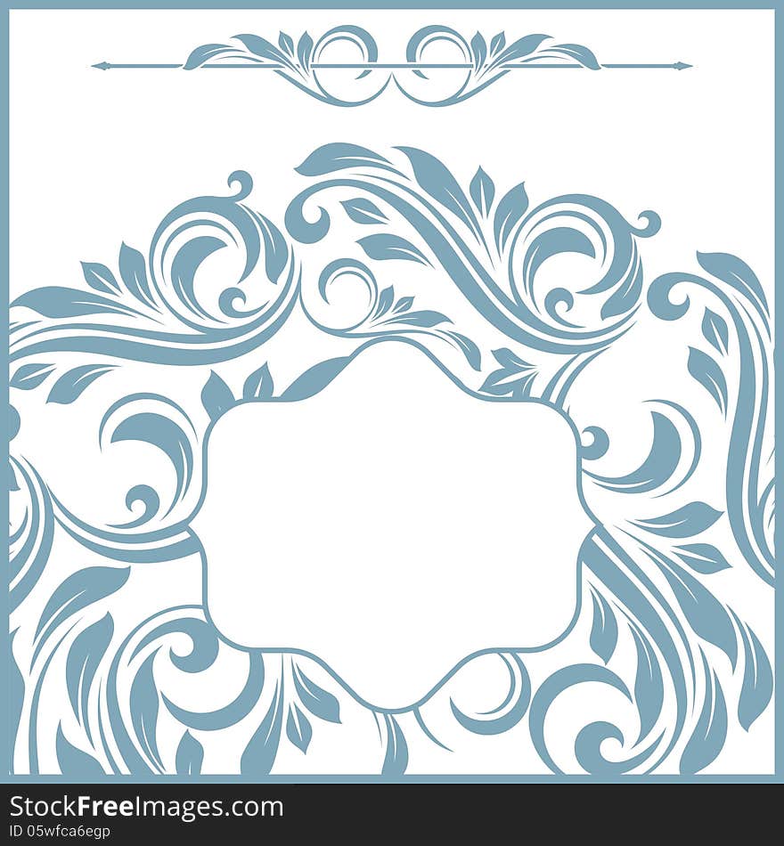 Vintage background with floral pattern for invitations. Vintage background with floral pattern for invitations.