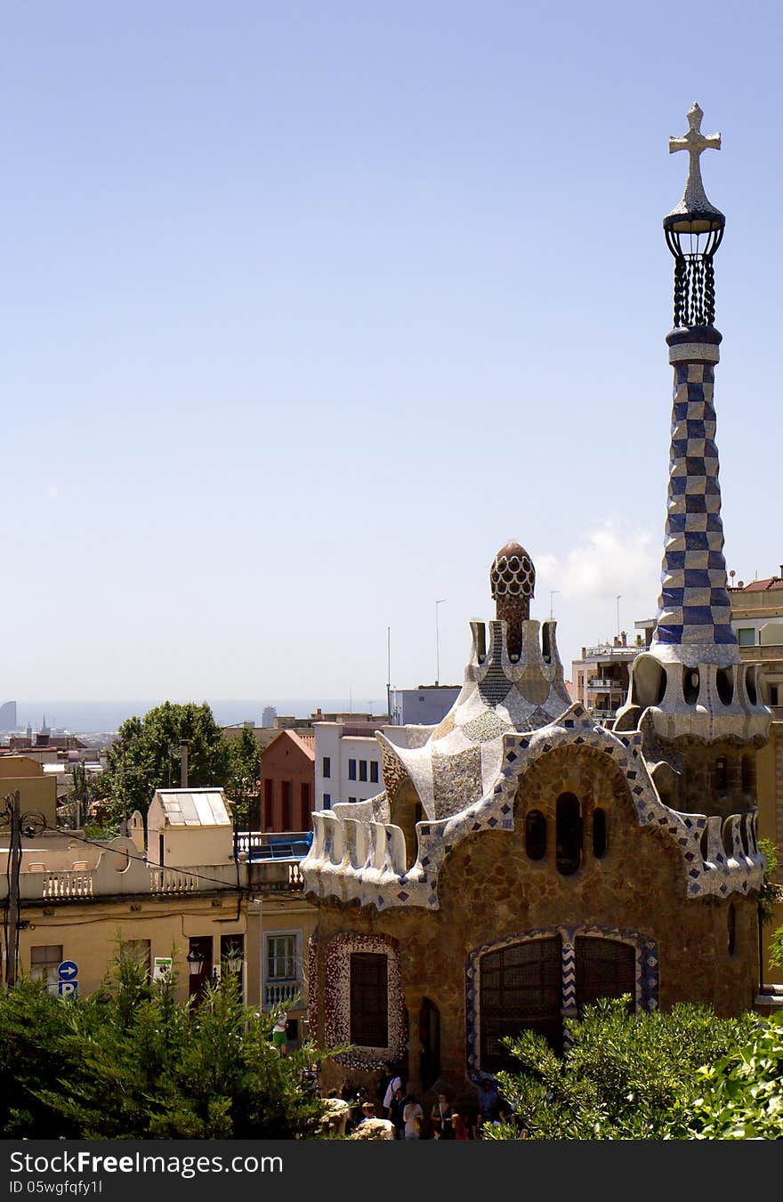 Spain. Barcelona. Park Guell.