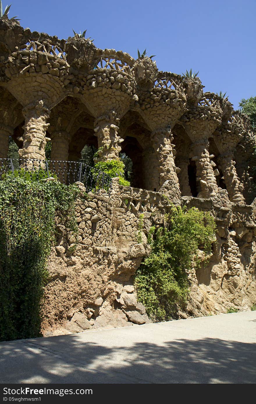 Spain. Barcelona. Park Guell.