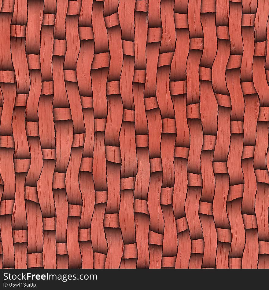 Exquisite wooden weave pattern seamless