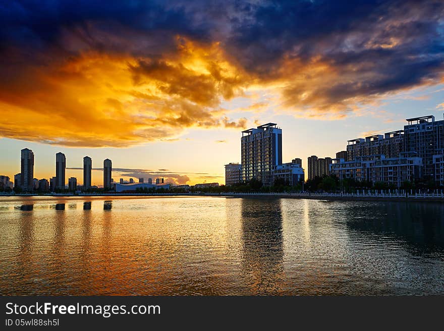 The photo taken in China's heilongjiang province daqing city Yandu lake. The photo taken in China's heilongjiang province daqing city Yandu lake.