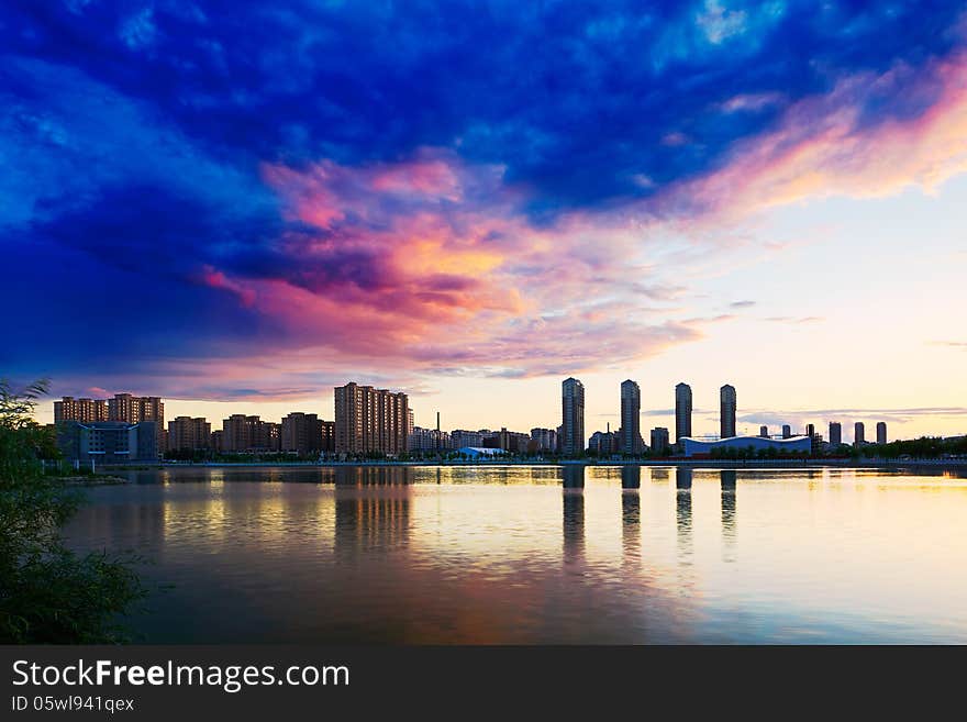 The photo taken in China's heilongjiang province daqing city Yandu lake. The photo taken in China's heilongjiang province daqing city Yandu lake.