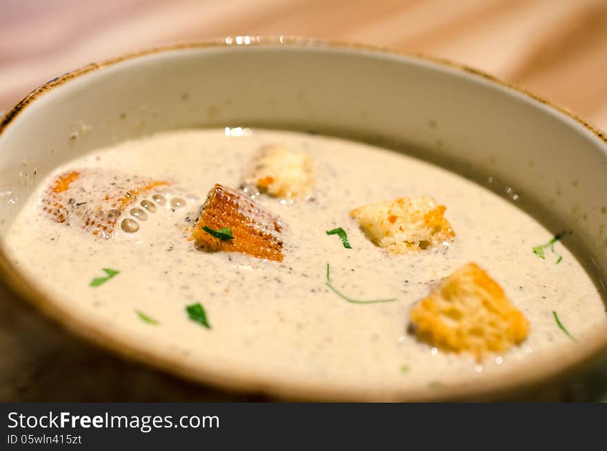 Country Style Mushroom Soup