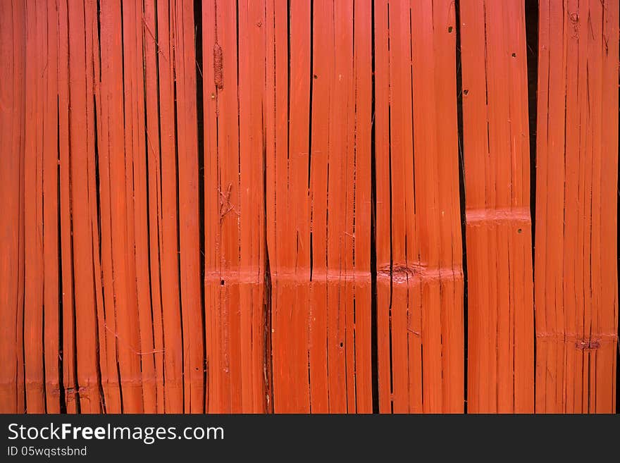 Orange wood board plank texture background