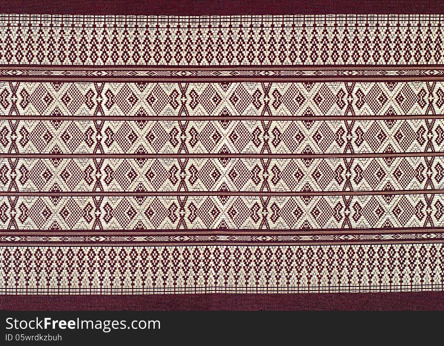 Colorful batik cloth fabric of thai style