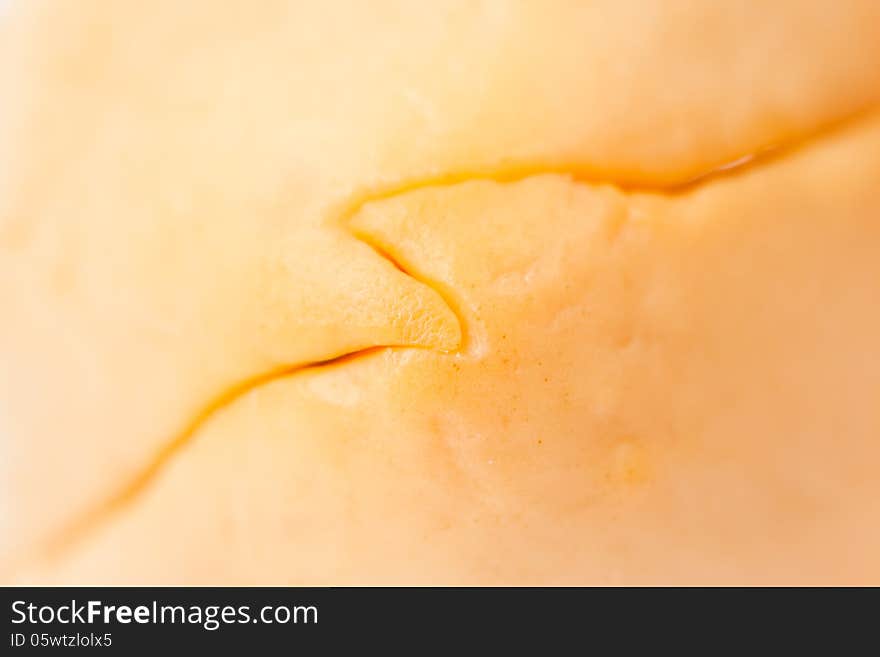 Avocado seed extreme close-up.