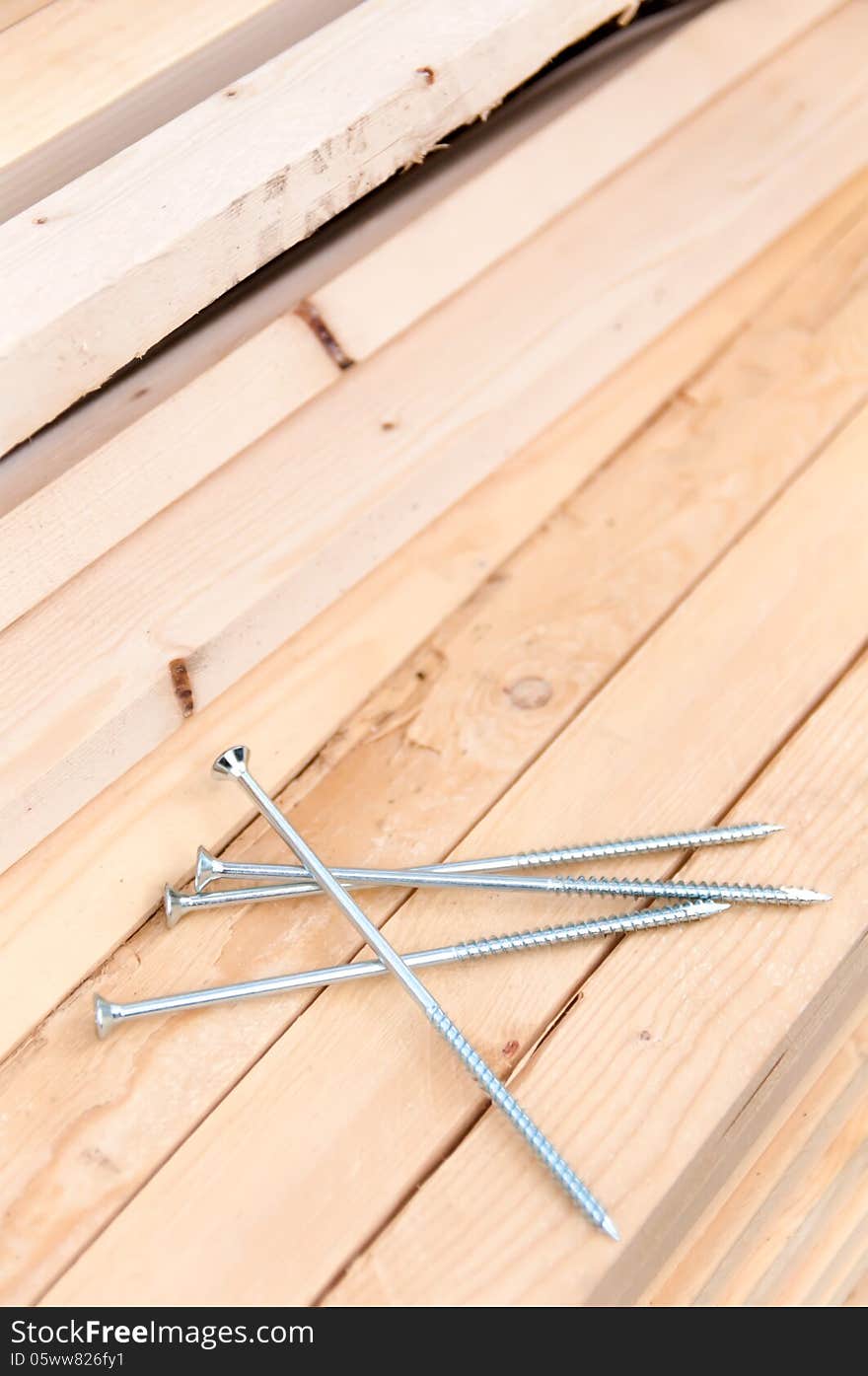 Four Nails Lie On The Boards