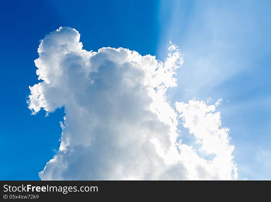 Clouds In The Blue Sky