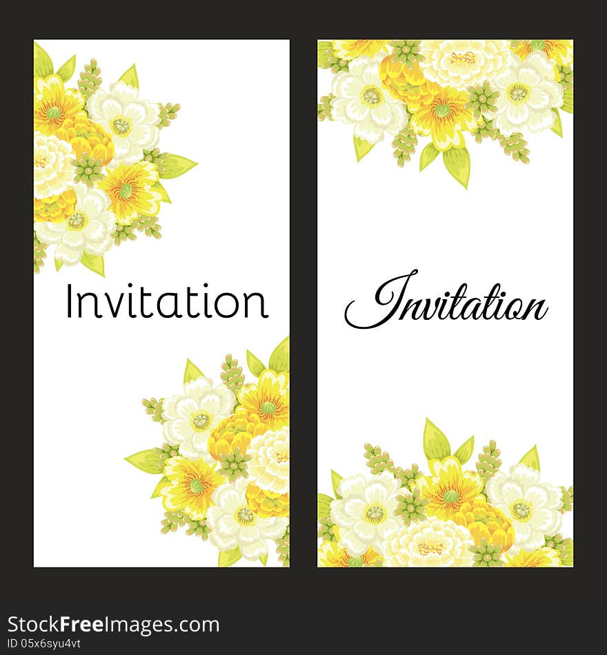 Fresh background with plants and flowers. Fresh background with plants and flowers