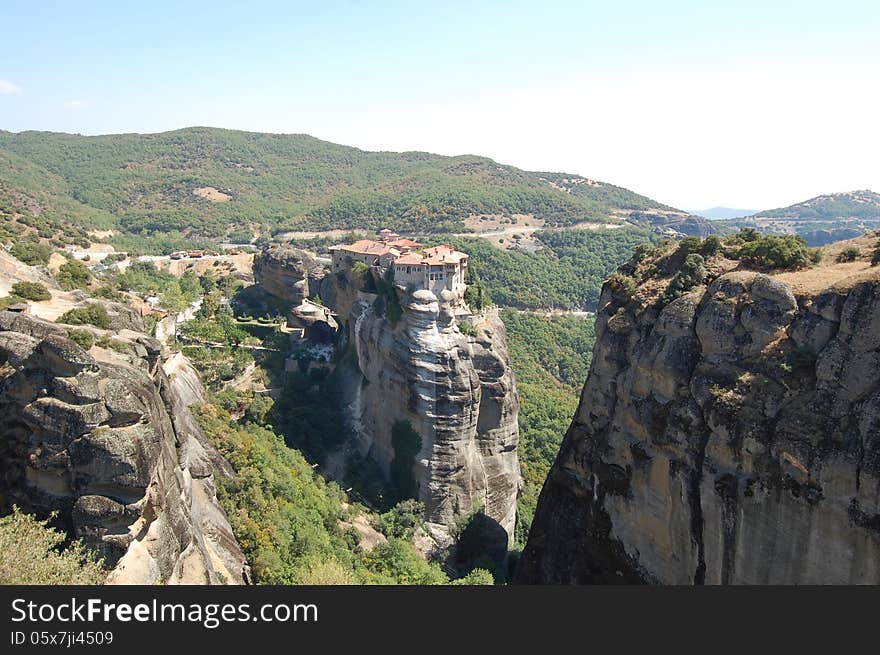 The Meteora in the summer