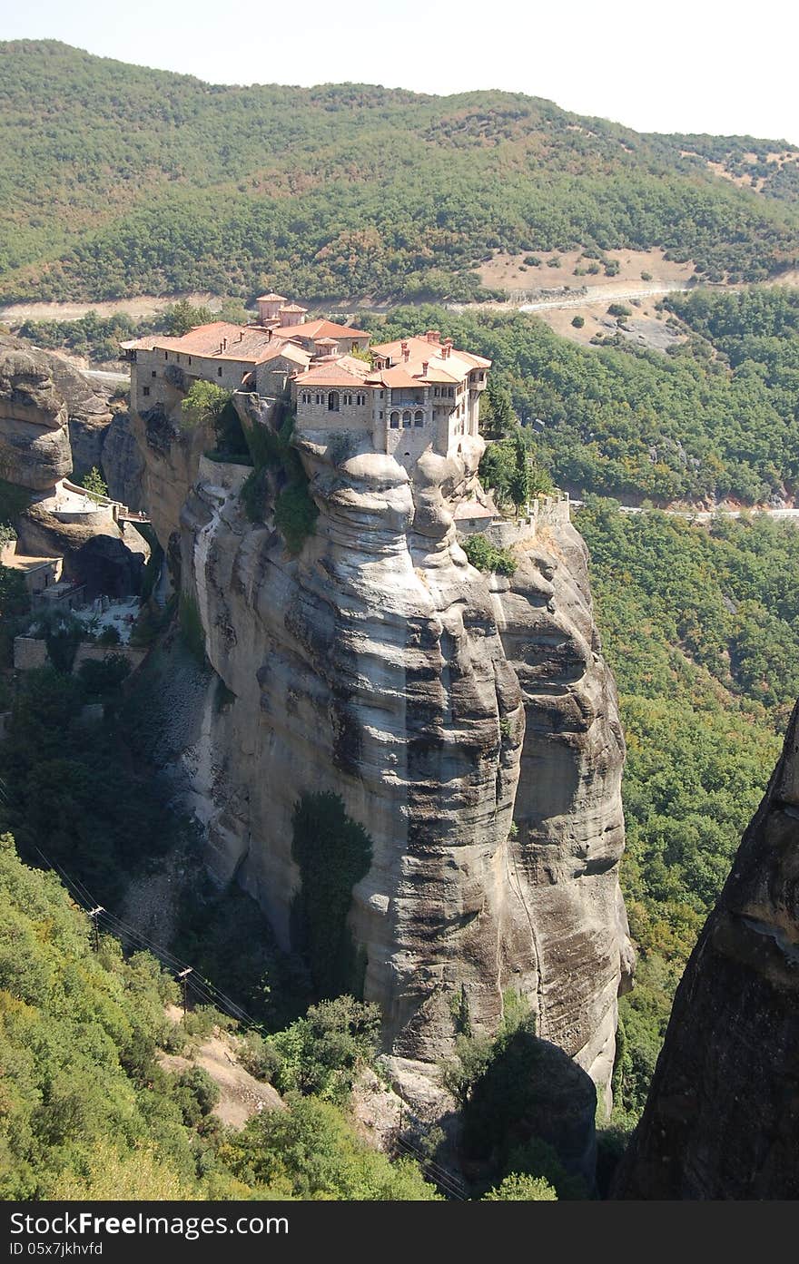 The Big Meteora in the summer vertical picture