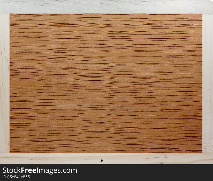 Wooden Framed Panel Background.