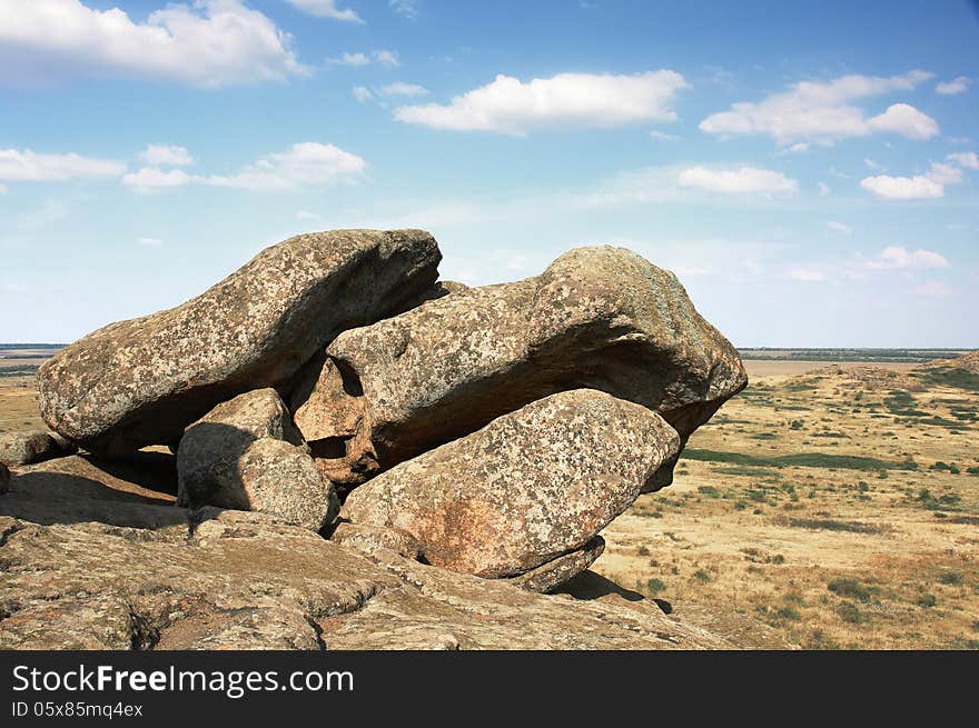 Ukraine. Natural Reserve Stone Tombs