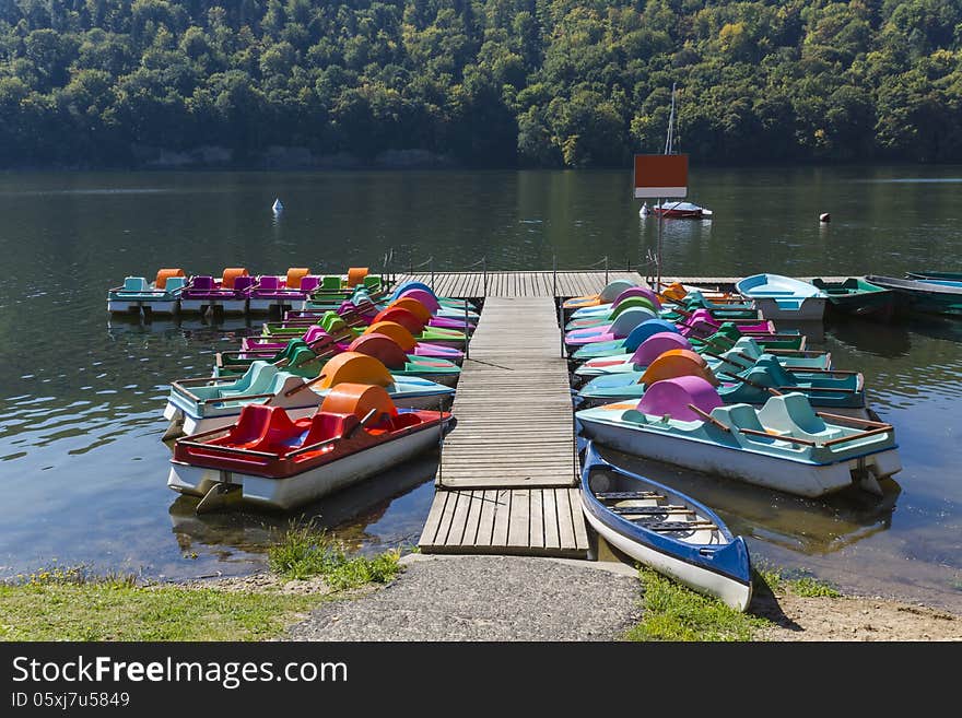 Jetty And Pedal Boats