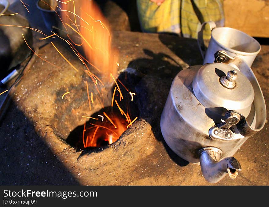 Kettle on the Fire - Rural India