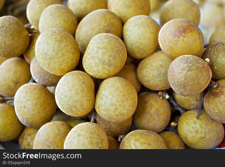 Fresh Sweet Longan Thai Fruit Yummy