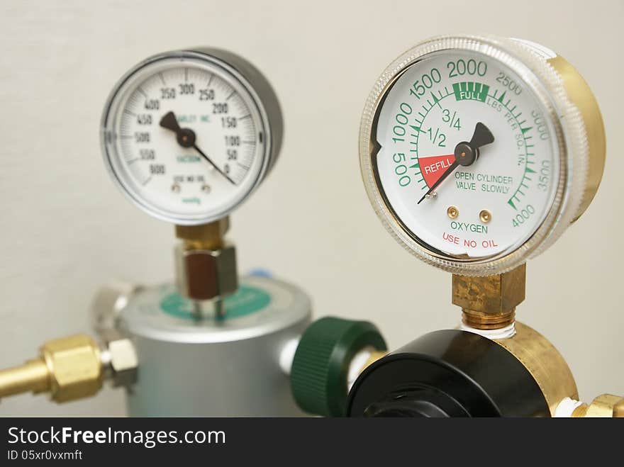 Oxygen Gages Regulator