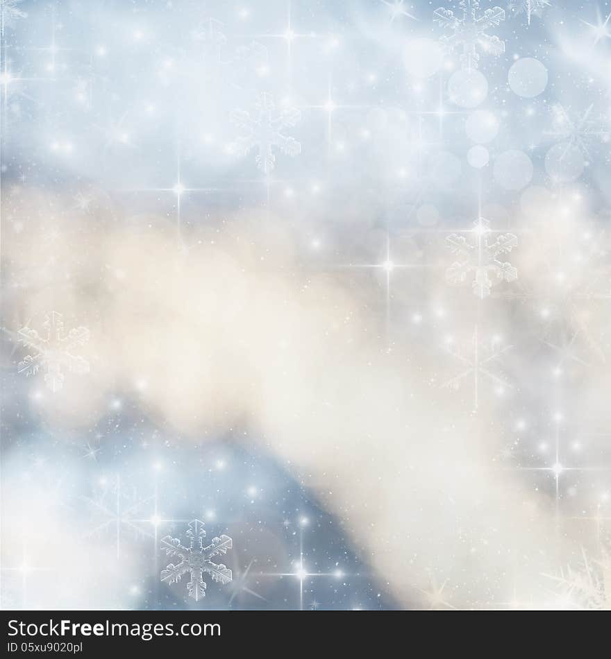 Light abstract Christmas background