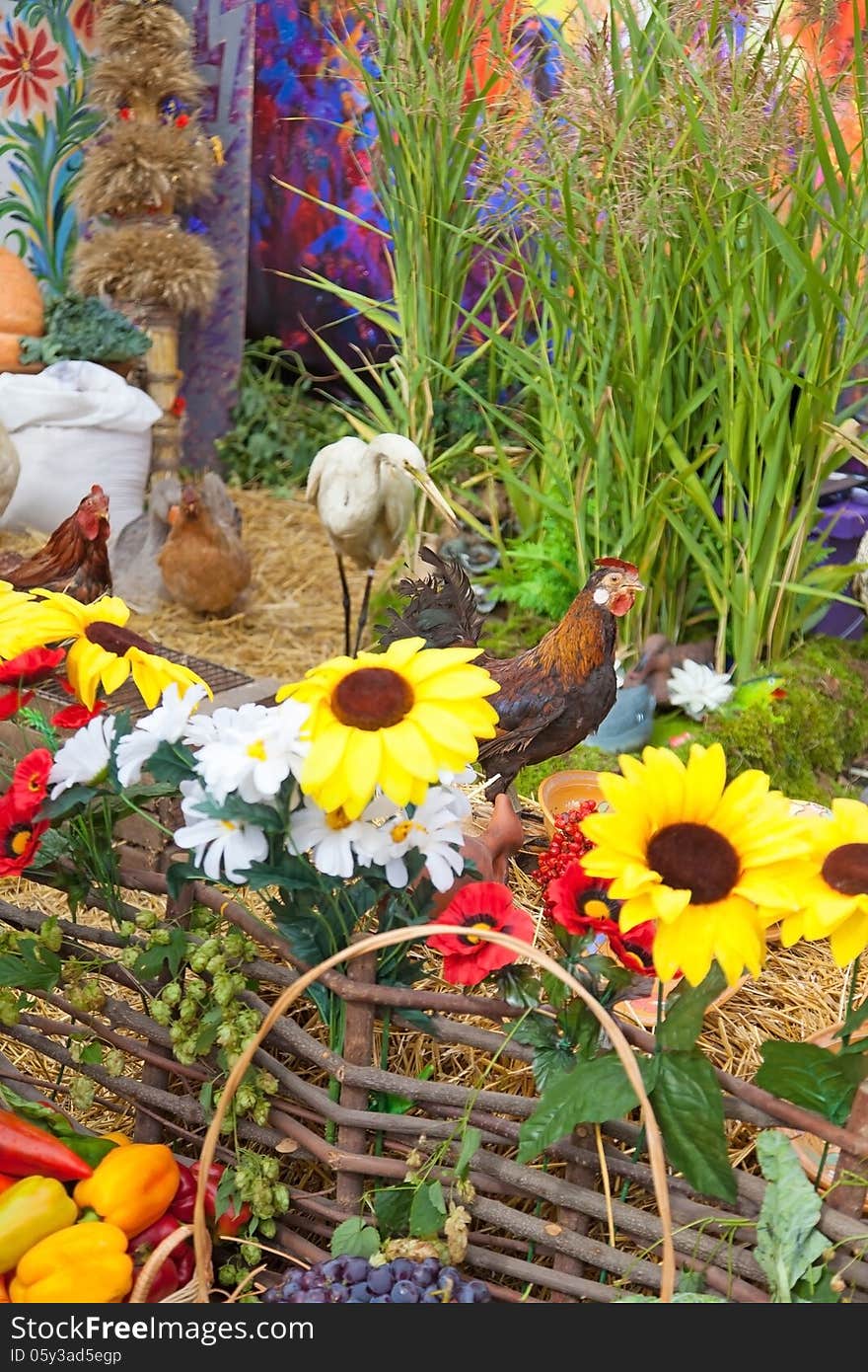 Rural still life, autumn day