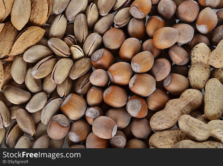 Nuts background