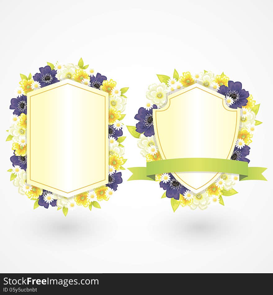 Fresh background with plants and flowers. Fresh background with plants and flowers