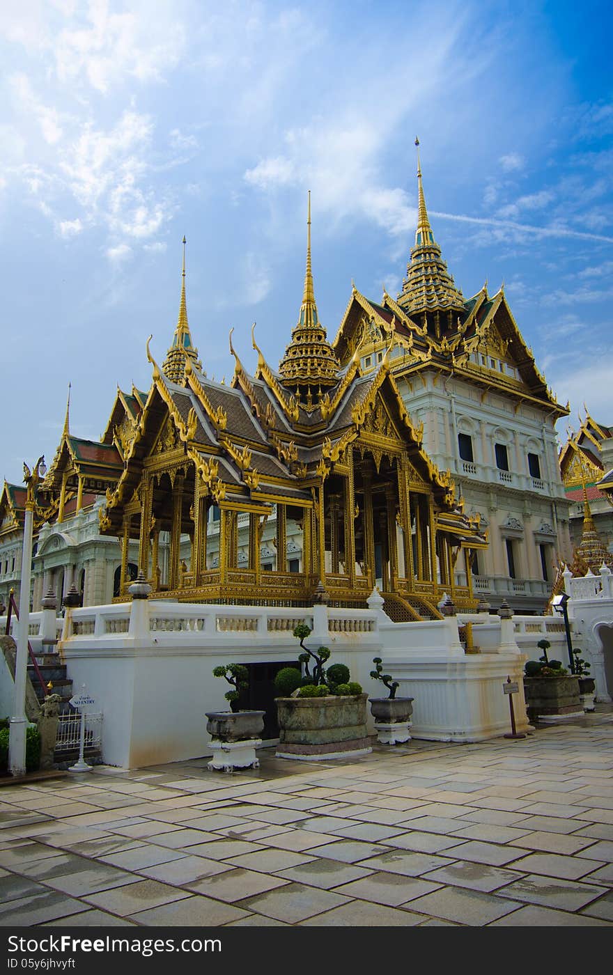 Wat prakeaw temple gland palace of Thailand