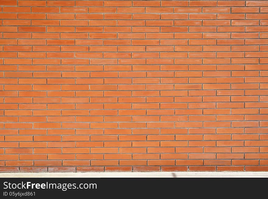 Background of brick wall in university. Background of brick wall in university