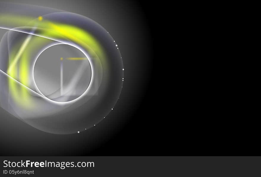 Black and yellow abstract background. Black and yellow abstract background