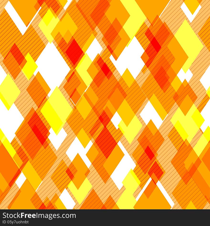 Modern Shiny Seamless Pattern with Diamonds and Small Stripes. For Textile, Fabric, Backgrounds, Summer Illustrations, etc