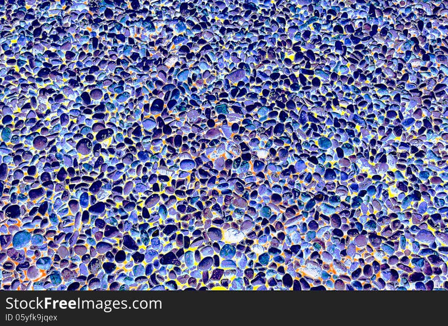 Uneven abstract background of the diverse elements of blue color