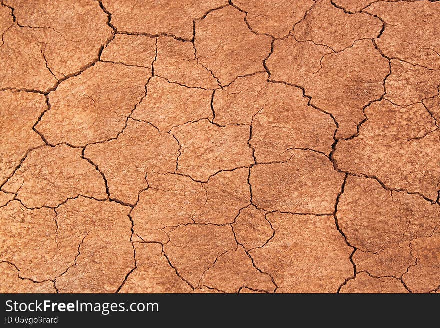 Cracked Earth Background Cheltenham Badlands, Caledon, Ontario, Canada